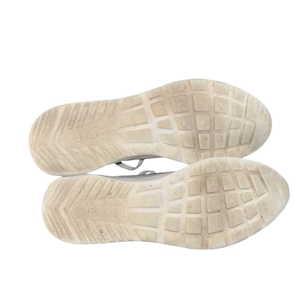 Adidas Cloudfoam Pure White Mesh Running Shoes FW7598 Womens 7.5 - Picture 5 of 6